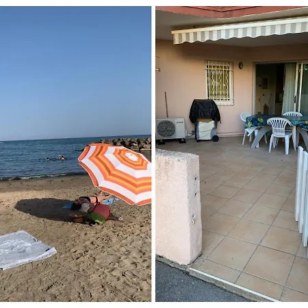 T2 Climatise - Rdc & Belle Terrasse A Frontignan Plage Exterior foto